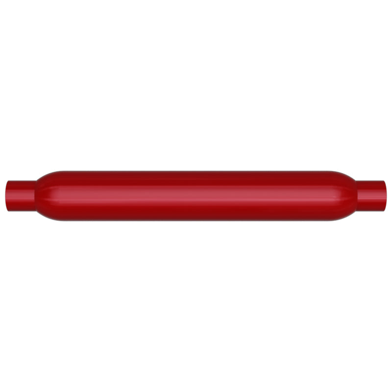 MagnaFlow Muffler Red Pack Series Glasspack 3.5in Rd 22in Body Length 2in/2in Inlet/Outlet - Blais Performance Parts