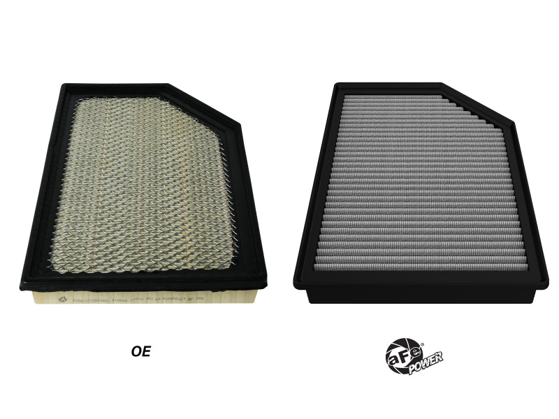 aFe MagnumFLOW Pro DRY S OE Replacement Filter 22-23 Jeep Grand Wagoneer V8-6.4L - Blais Performance Parts