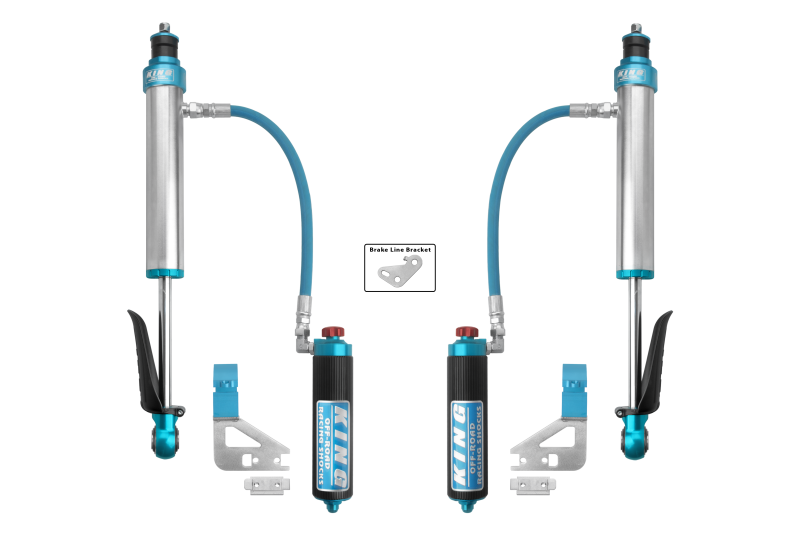 King Shocks 2022+ Toyota Tundra Rear 2.5 Dia Remote Reservoir Coilover & Adjuster (Pair) - Blais Performance Parts