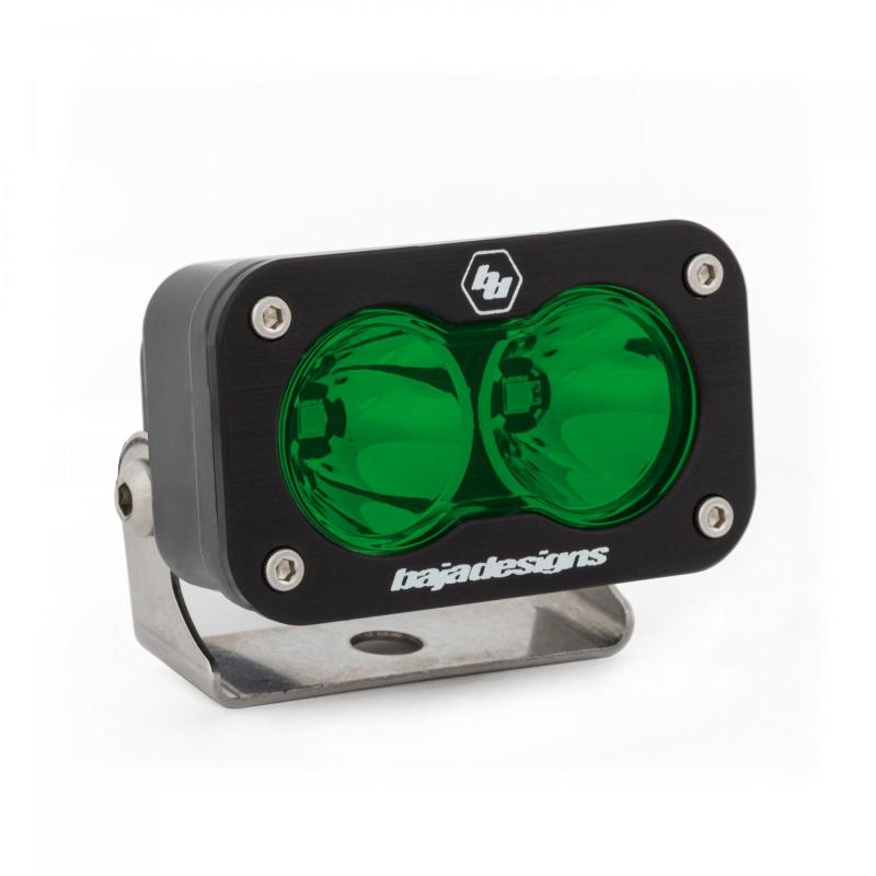 Baja Designs S2 Sport Spot Pattern LED Work Light - Green - Blais Performance Parts