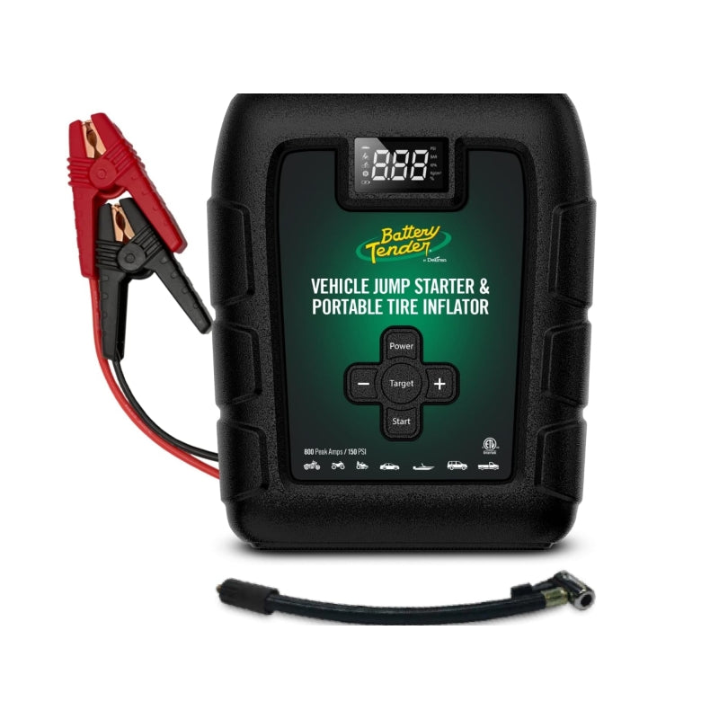 Battery Tender 800AMP Jump Starter 7200mAh Power Pack and 140 PSI Tire Inflator - Blais Performance Parts