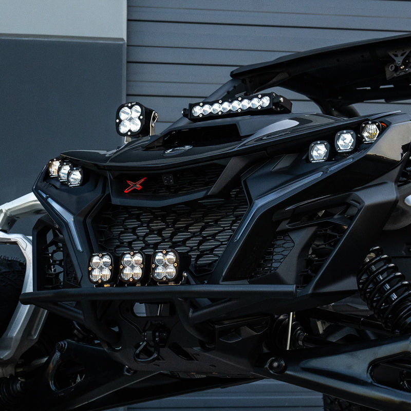 Baja Designs Can-Am Maverick R Clear 10in S8 Shock Tower Kit - Blais Performance Parts