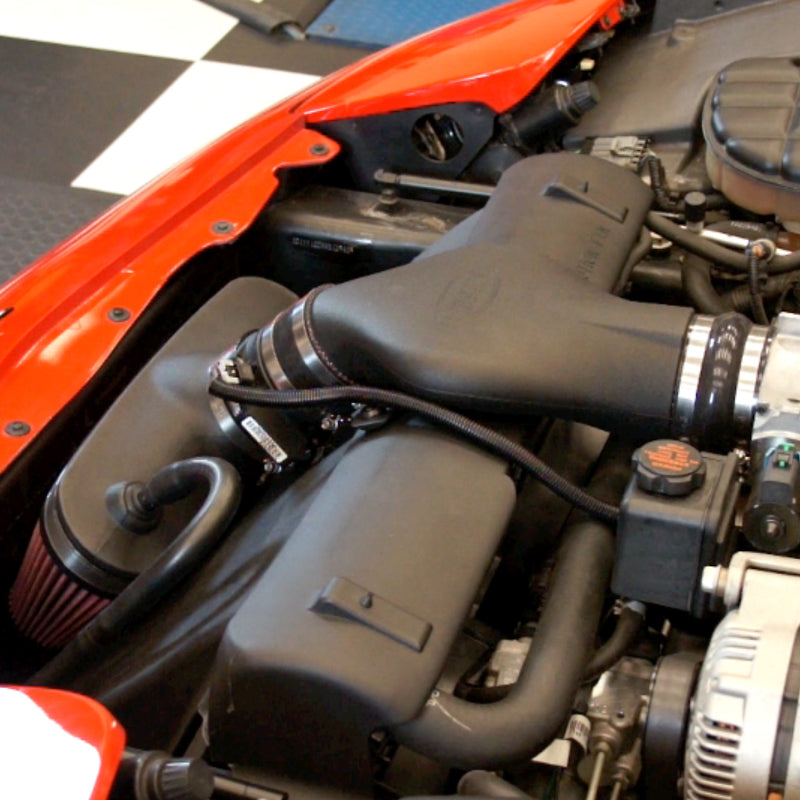 Airaid 01-04 Corvette C5 CAD Intake System w/ Tube (Oiled / Red Media) - Blais Performance Parts