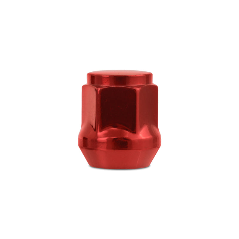 Mishimoto Steel Acorn Lug Nuts M14 x 1.5 - 32pc Set - Red - Blais Performance Parts