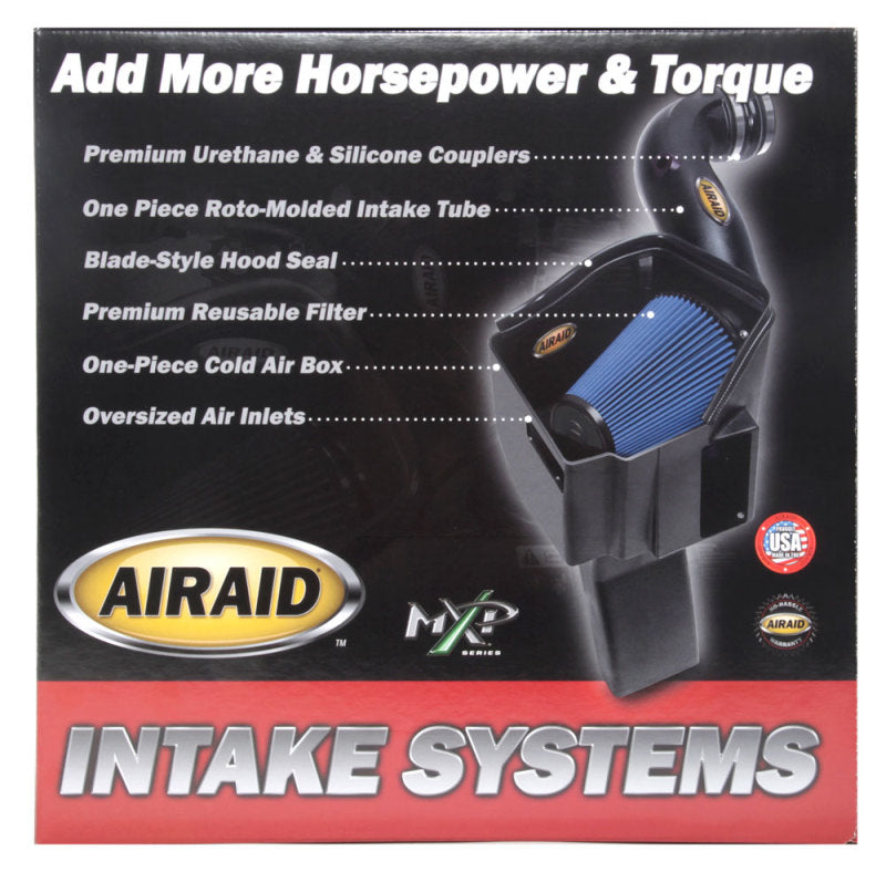 Airaid 01-04 Corvette C5 CAD Intake System w/ Tube (Oiled / Red Media) - Blais Performance Parts