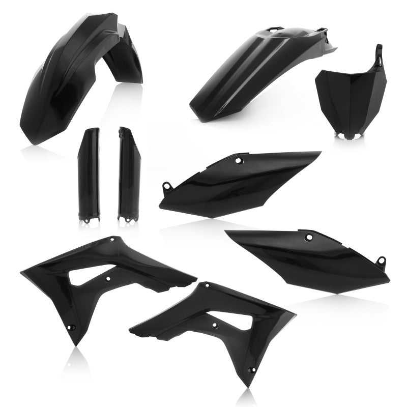 Acerbis 17-18 Honda CRF250R/ CRF450R Full Plastic Kit - Black - Blais Performance Parts