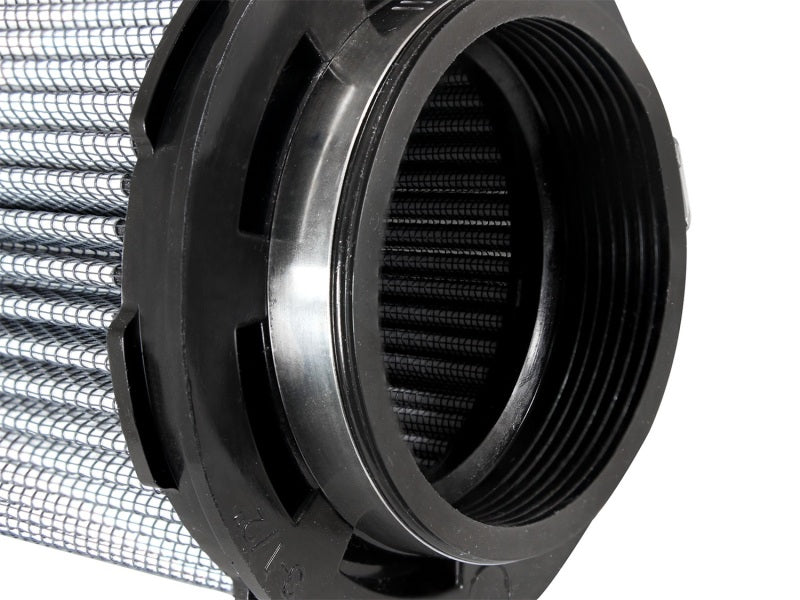 aFe MagnumFLOW Pro DRY S Universal Air Filter 3.5in. F / 5in. B mtm2 / 4.5in. inv T / 7.5in. H - Blais Performance Parts