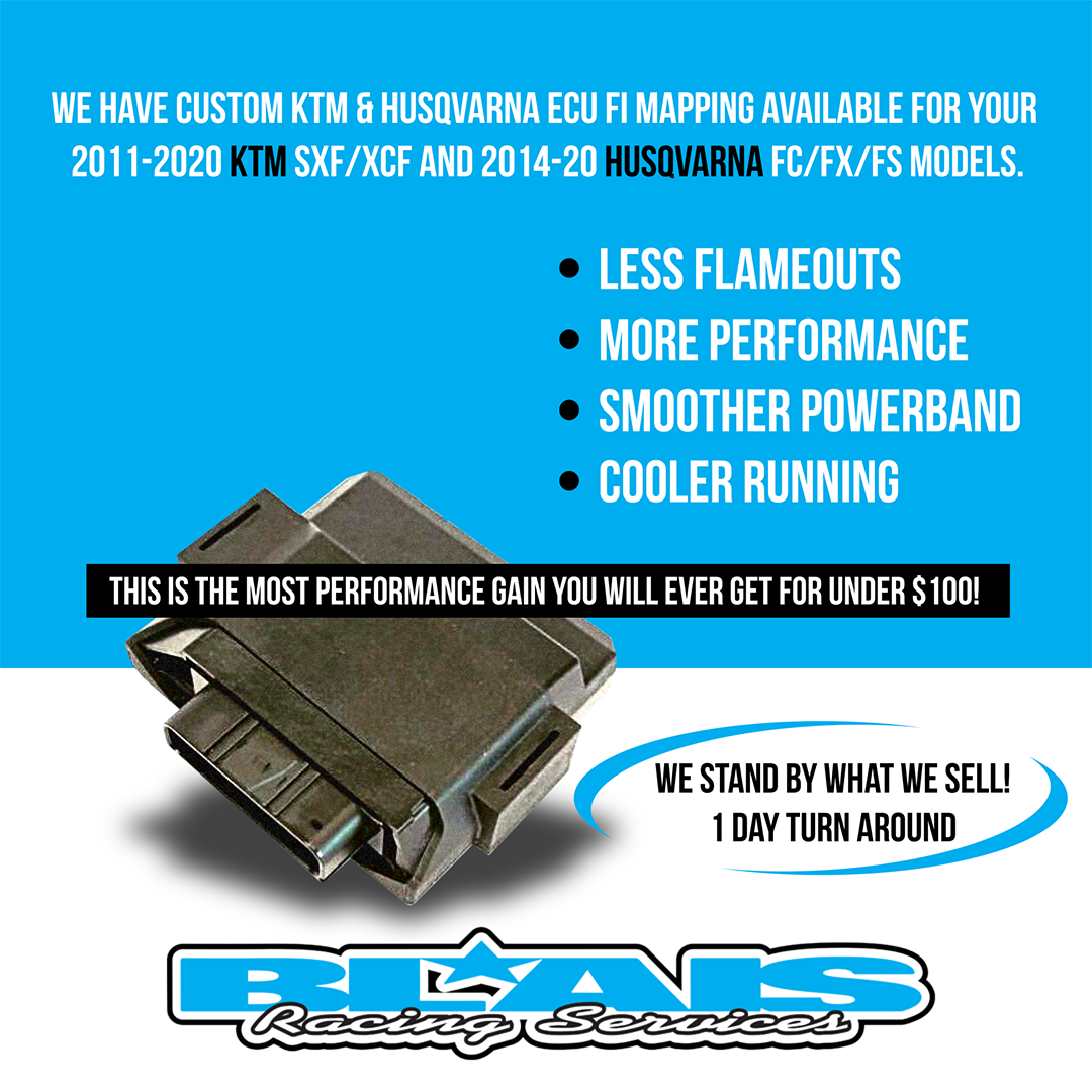 Blais Racing Services KTM & Husqvarna ECU Mapping Service - Blais Performance Parts