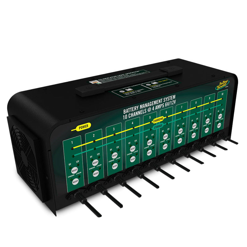 10-Bank 6V/12V, 4A Selectable Battery Charger - Blais Performance Parts
