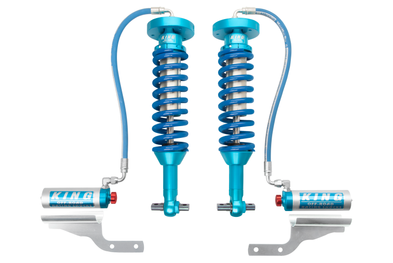 King Shocks 2015+ Ford F150 2WD Front 2.5 Dia Remote Reservoir Coilover w/Adjuster (Pair) - Blais Performance Parts