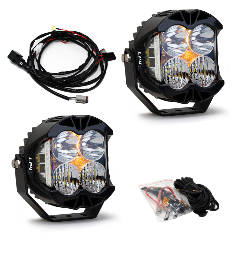 Baja Designs Jeep JL/JT Rubicon Steel Bumper LED Light Kit LP4 - Blais Performance Parts