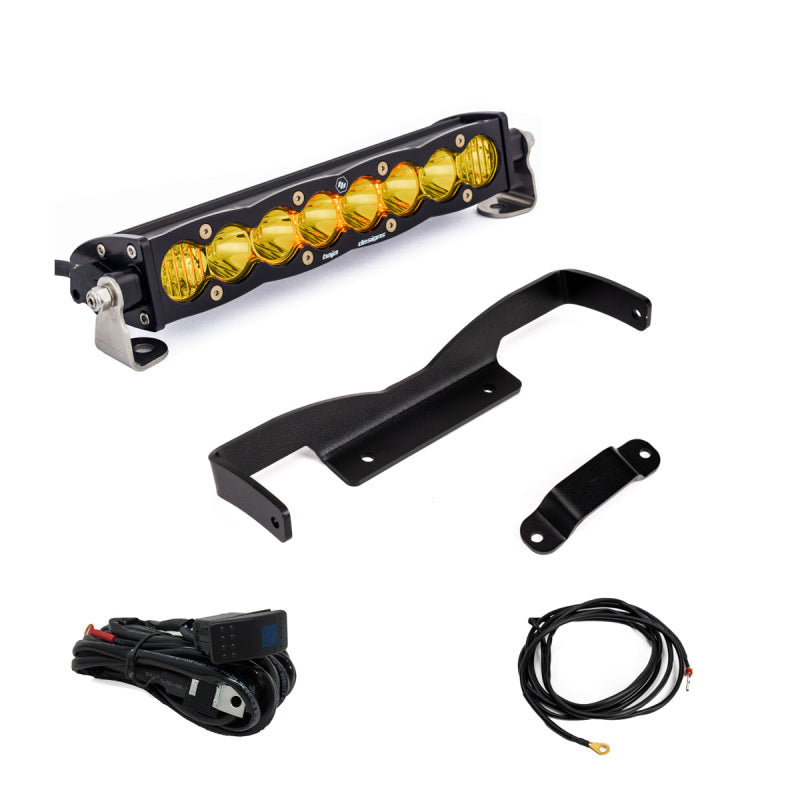 Baja Designs Can-Am Maverick R Amber 10in S8 Shock Tower Kit - Blais Performance Parts
