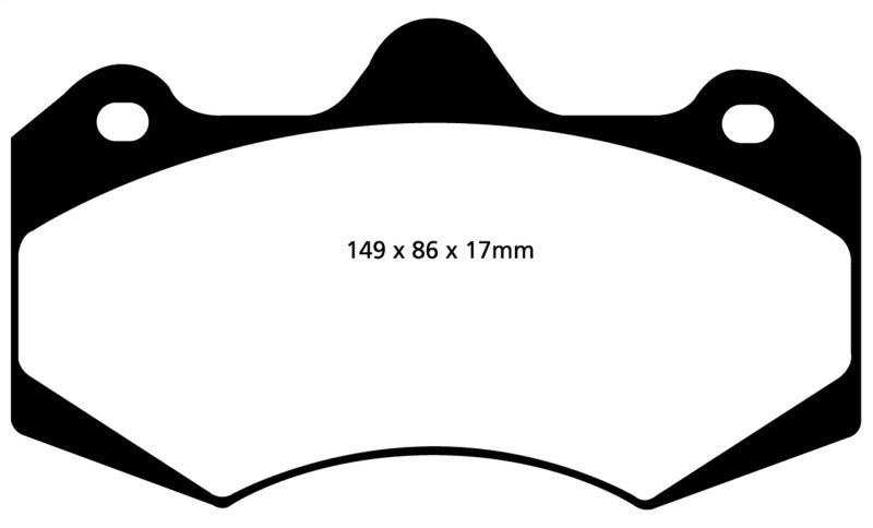EBC 05-08 Morgan Aero 8 4.4 Redstuff Front Brake Pads - Blais Performance Parts