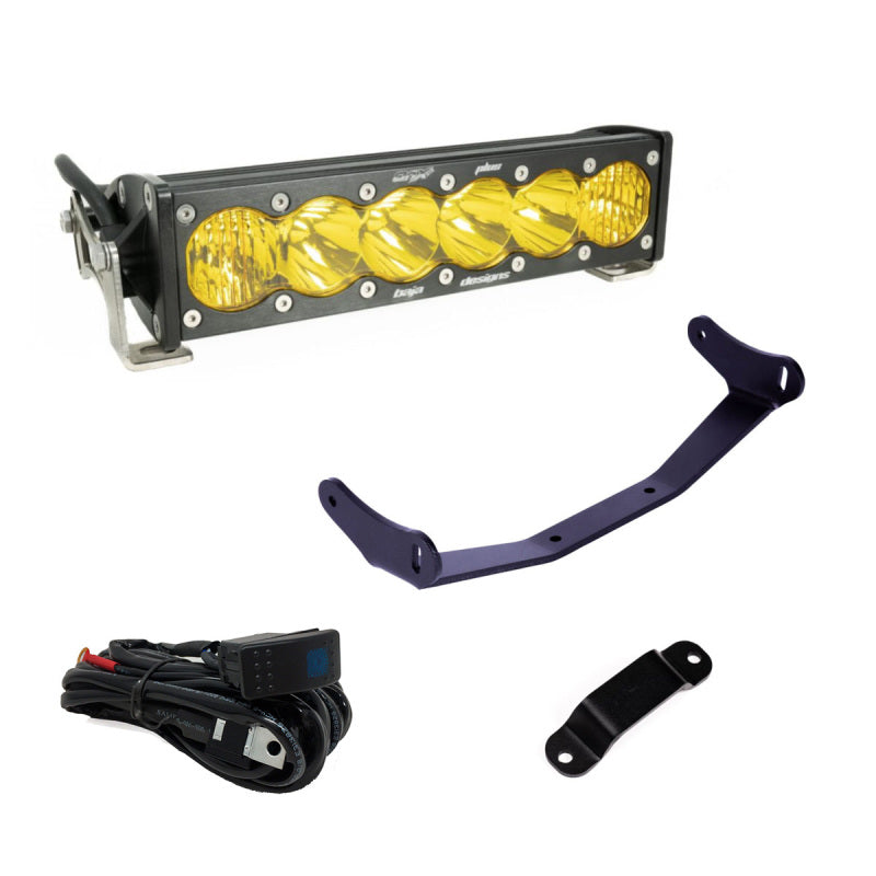 Baja Designs Can-Am Maverick R Amber 10in OnX6+ Shock Tower Kit - Blais Performance Parts