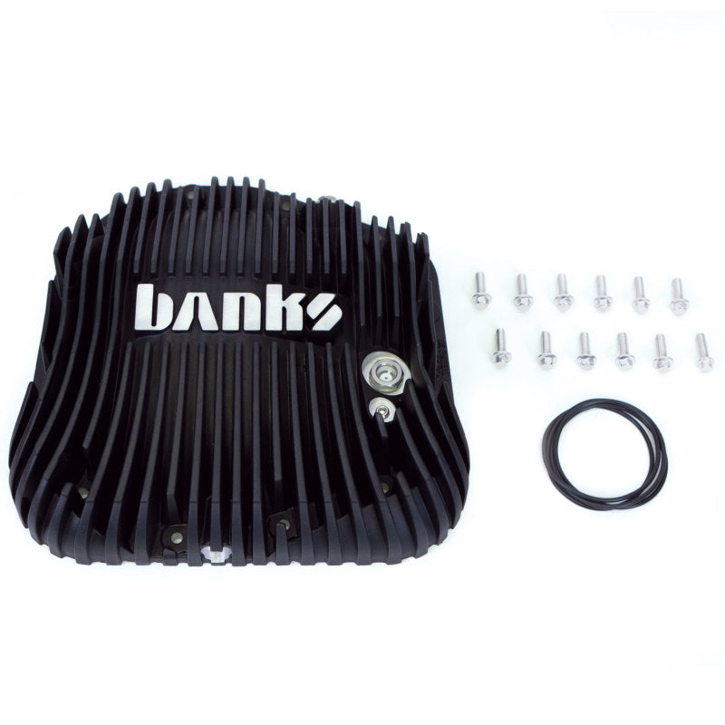 Banks 85-19 Ford F250/ F350 10.25in 12 Bolt Black-Ops Differential Cover Kit - Blais Performance Parts