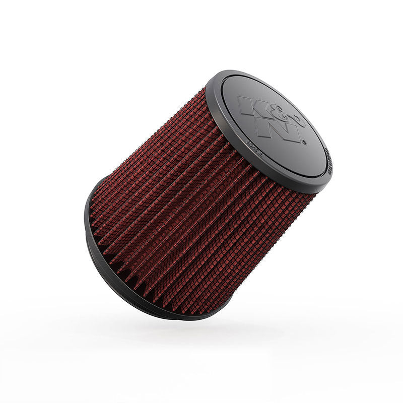 K&N Filter Universal Rubber Filter Round Tapered 4.5in Flange 5.875in Base 4.5 inch Top 6in Height - Blais Performance Parts