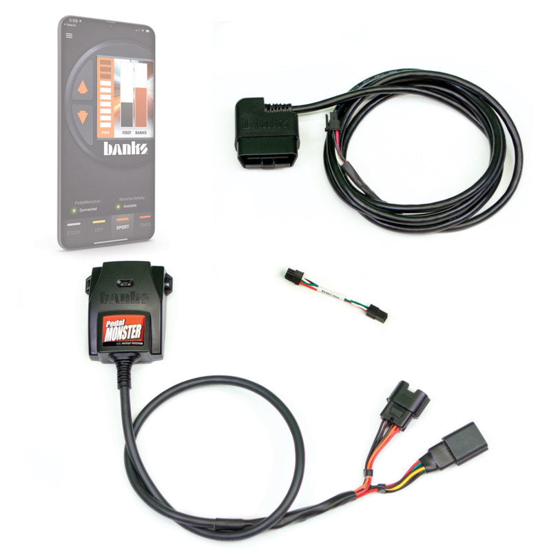Banks Power Pedal Monster Kit (Stand-Alone) - Molex MX64 - 6 Way - Use w/Phone - Blais Performance Parts