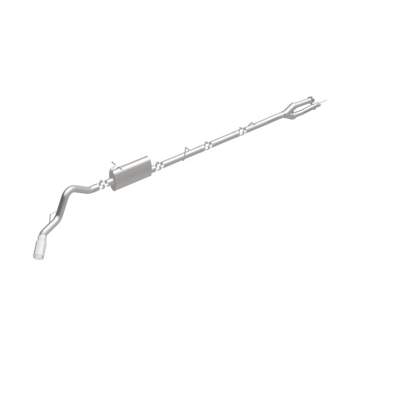 MagnaFlow Sys C/B 11-15 Ford Super Duty F250 6.2L EC CC, SS 3.5in Single Rear Pass Side Ext 5in Tip - Blais Performance Parts