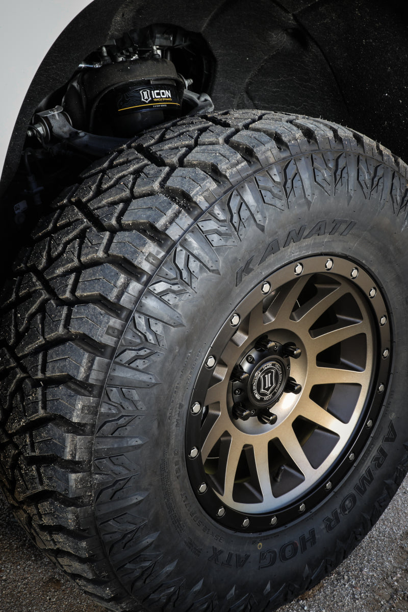 ICON Compression 17x8.5 6x5.5 0mm Offset 4.75in BS 106.1mm Bore Bronze Wheel - Blais Performance Parts