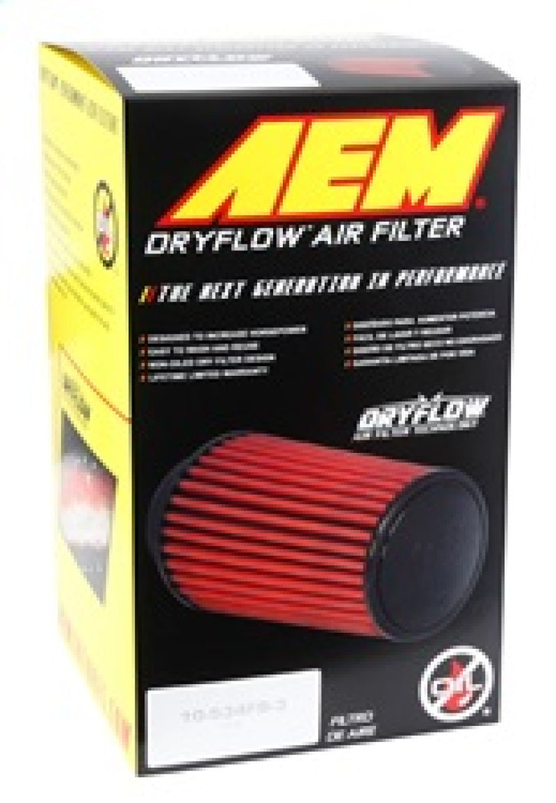 AEM 3.5 inch Short Neck 9 inch Element Filter Replacement - Blais Performance Parts