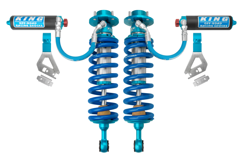 King Shocks 2022+ Toyota Tundra Front 2.5 Dia w/ Remote Reservoir Coilover & Adjuster (Pair) - Blais Performance Parts