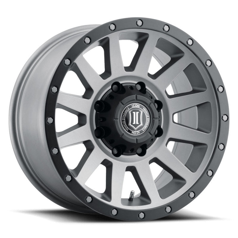 ICON Compression HD 18x9 8x170 6mm Offset 5.25in BS Titanium Wheel - Blais Performance Parts