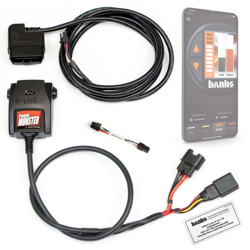 Banks Power Pedal Monster Kit (Stand-Alone) - Aptiv GT 150 - 6 Way - Use w/Phone - Blais Performance Parts