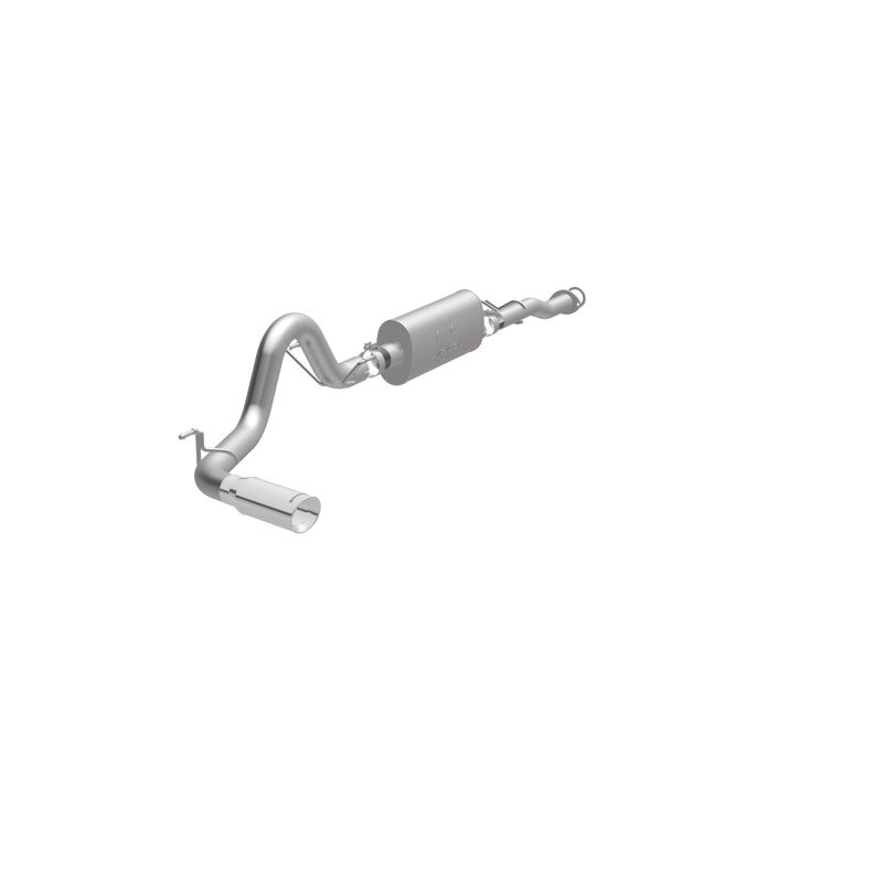 MagnaFlow Cat-Back 2016 Toyota Tacoma 3.5L V6 SS 3in Single Pass Side Exit Rear 4in Tip - Blais Performance Parts