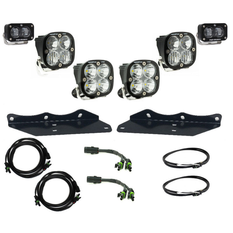 Baja Designs 17-20 Ford F-150 Raptor S2 SAE Pro Fog Pocket Kit - Clear - Blais Performance Parts