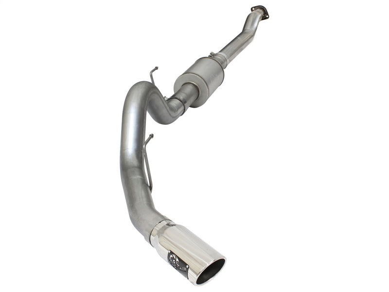 aFe Atlas Exhausts 4in Cat-Back Aluminized Steel Exhaust 2015 Ford F-150 V6 3.5L (tt) Polished Tip - Blais Performance Parts