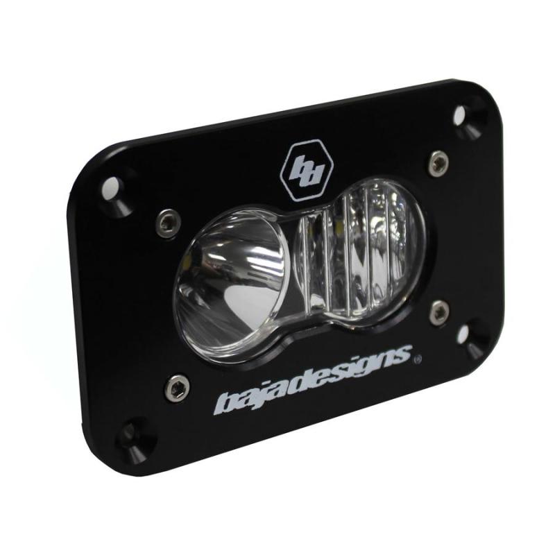 Baja Designs S2 Sport Flush Mount Driving Combo Pattern LED Work Light - Clear - Blais Performance Parts