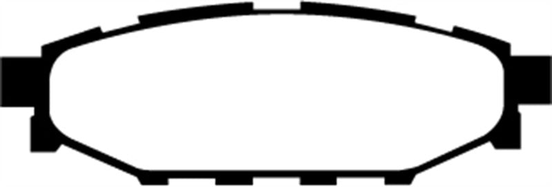 EBC 12+ Subaru BRZ 2.0 (solid rear rotors) Yellowstuff Rear Brake Pads - Blais Performance Parts