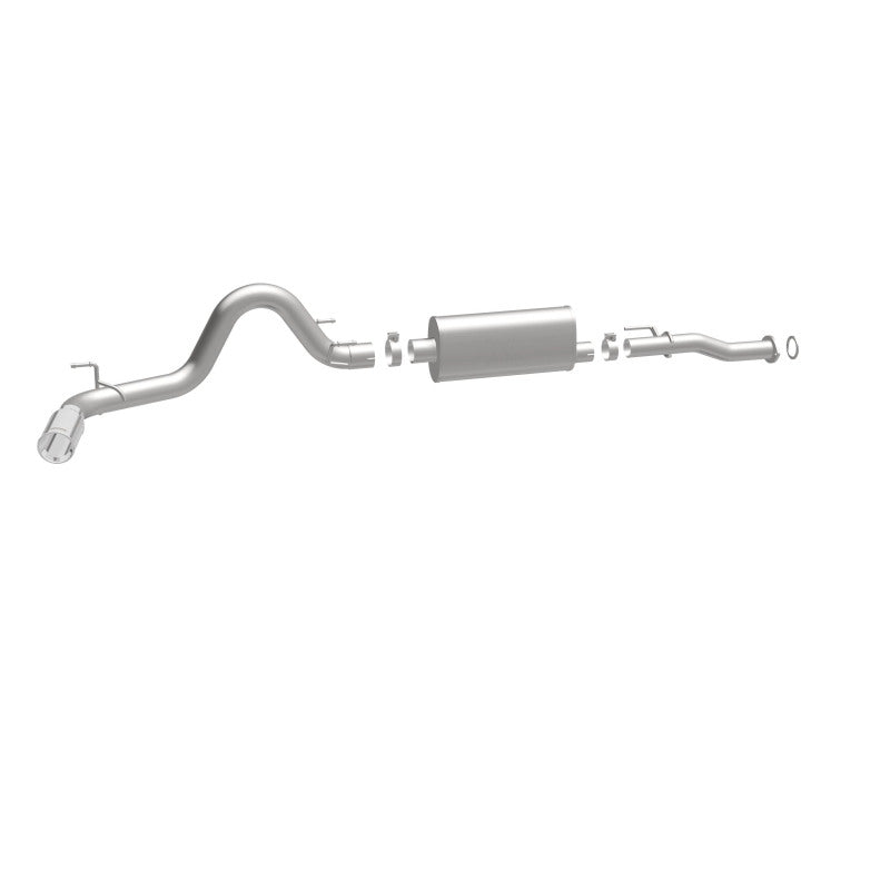 MagnaFlow Cat-Back 2016 Toyota Tacoma 3.5L V6 SS 3in Single Pass Side Exit Rear 4in Tip - Blais Performance Parts