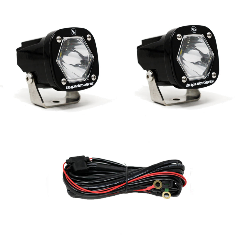 Baja Designs S1 Spot LED Light w/ Mounting Bracket Pair - Blais Performance Parts