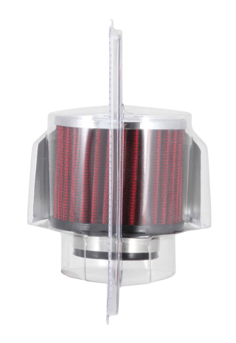 K&N 1.5in Flange ID x 3in OD x 2.5in Height Clamp On Crankcase Vent Filter - Blais Performance Parts