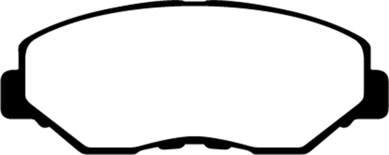 EBC 13-15 Acura ILX 1.5 Hybrid Yellowstuff Front Brake Pads - Blais Performance Parts