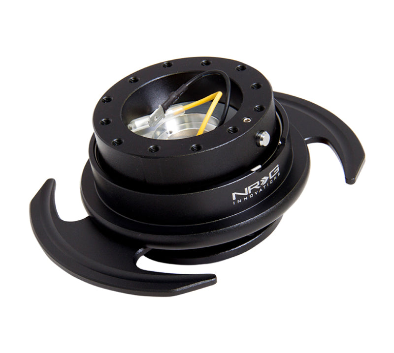 NRG Quick Release Kit Gen 3.0 - Black Body / Black Ring w/Handles - Blais Performance Parts