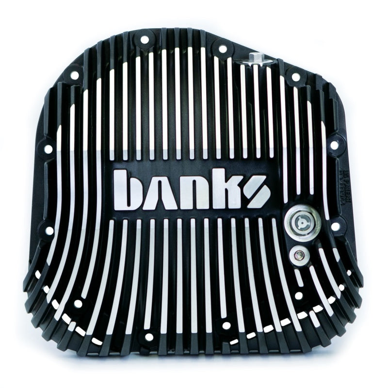 Banks 85-19 Ford F250/ F350 10.25in 12 Bolt Black Milled Differential Cover Kit - Blais Performance Parts