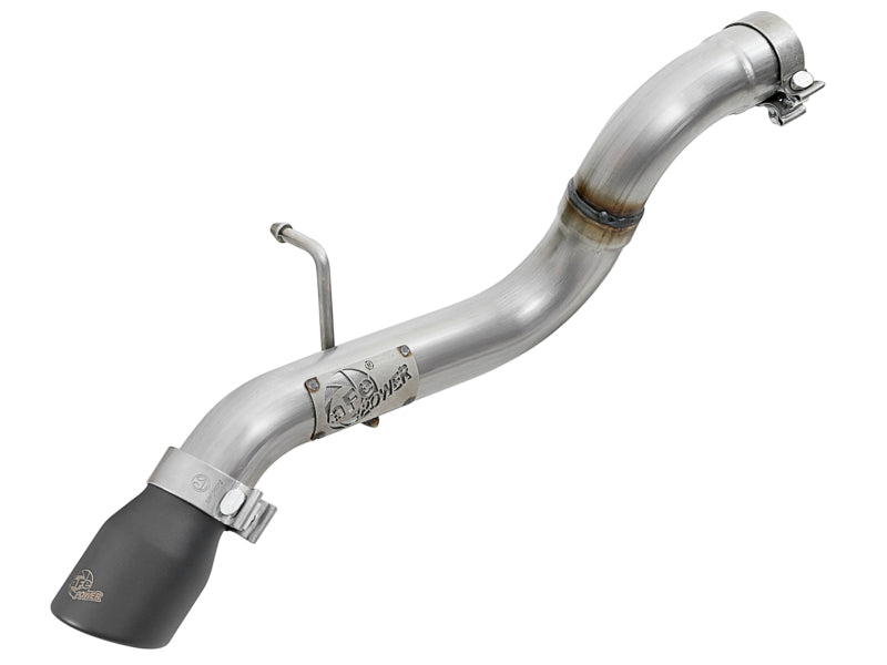 aFe MACH Force-Xp Axle-Back Exhaust System w/Black Tip 18-20 Jeep Wrangler L4-2.0T / V6-3.6L - Blais Performance Parts