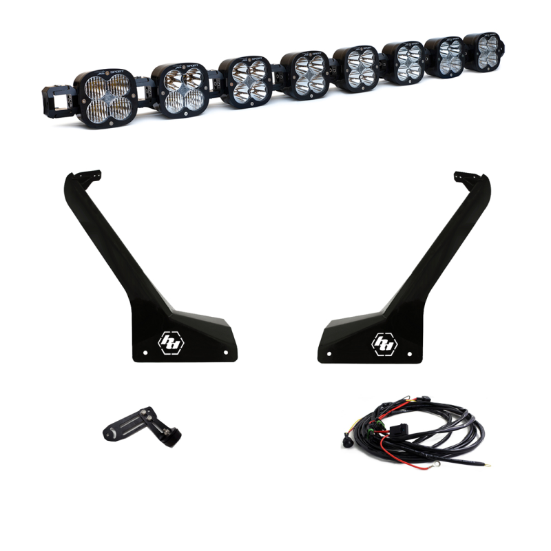 Baja Designs Jeep JL/JT Roof Bar LED Light Kit 8 XL Linkable - Blais Performance Parts