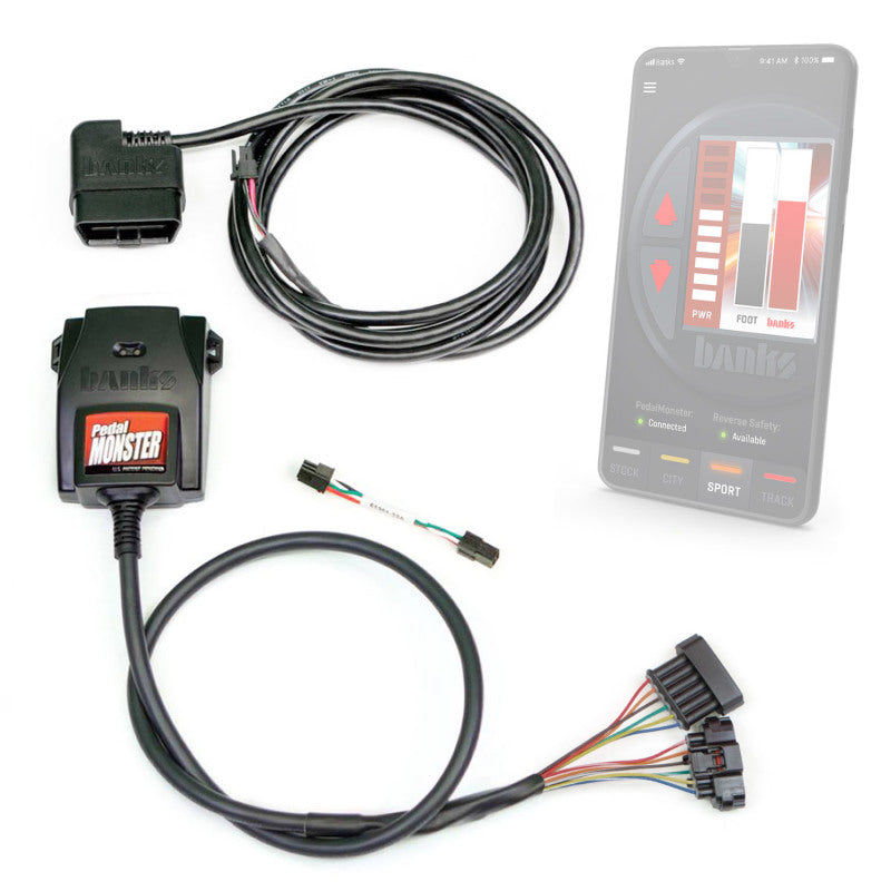 Banks Power Pedal Monster Kit (Stand-Alone) - Molex MX64 - 6 Way - Use w/Phone - Blais Performance Parts