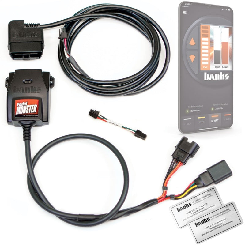Banks Power Pedal Monster Kit (Stand-Alone) 07-19 RAM 2500/3500/11-20 Ford F-Series 6.7L Use w/Phone - Blais Performance Parts