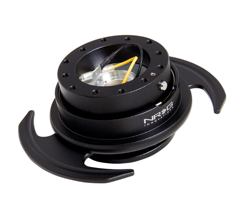 NRG Quick Release Kit Gen 3.0 - Black Body / Black Ring w/Handles - Blais Performance Parts