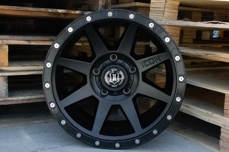 ICON 17in Compression/Alpha/Rebound Wheel Rock Ring Kit (20 Bolt) - Blais Performance Parts