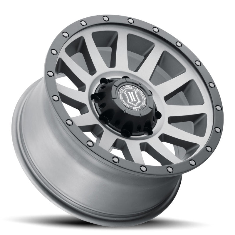 ICON Compression HD 18x9 8x170 6mm Offset 5.25in BS Titanium Wheel - Blais Performance Parts