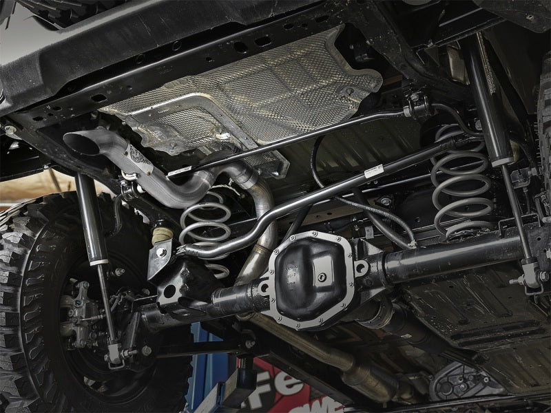 aFe MACH Force-Xp Axle-Back Exhaust System w/NoTip 18-20 Jeep Wrangler L4-2.0T / V6-3.6L - Blais Performance Parts