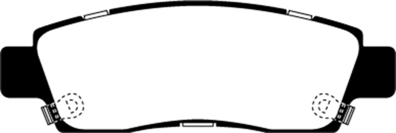 EBC 07+ Buick Enclave 3.6 Yellowstuff Rear Brake Pads - Blais Performance Parts