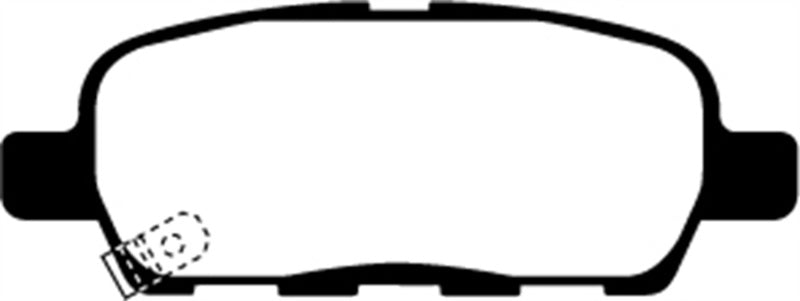 EBC 03-05 Infiniti FX35 3.5 Yellowstuff Rear Brake Pads - Blais Performance Parts