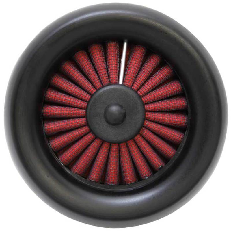 AEM DryFlow Air Filter - Round Tapered 5in Top OD x 6 Base OD x 5.563in H x 3in Flange ID - Blais Performance Parts