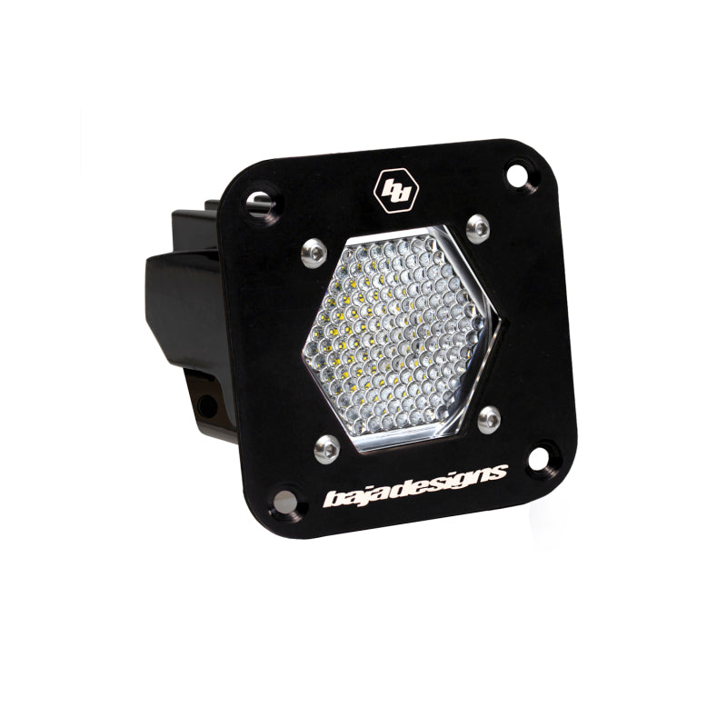 Baja Designs LED Light Pod Flush Mount Clear S1 Work/Scene Pattern - Blais Performance Parts